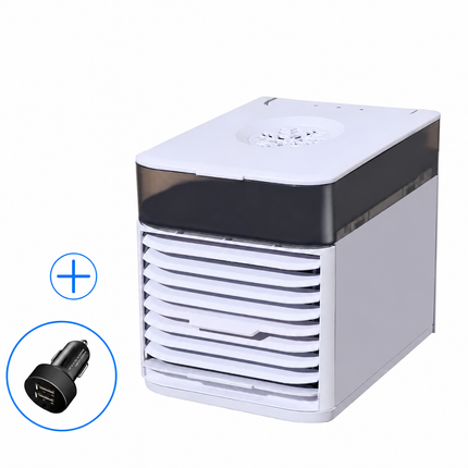 Compact Car Cooler | 12 Volt Evaporative Cooling Fan with Adjustable Airflow | Portable Solution for Vehicle Comfort 2