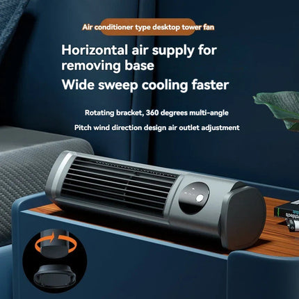 Compact Cool Breeze | Desktop Fan with Evaporative Cooling | Small Size for Personal Comfort 2