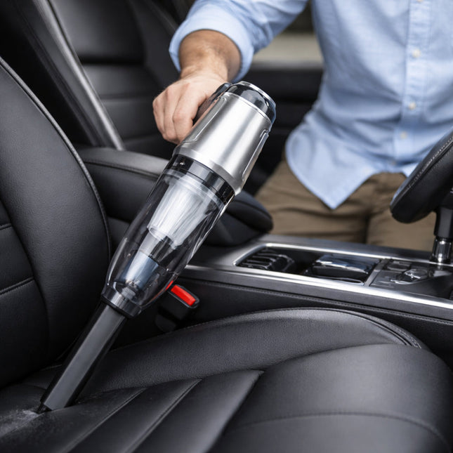 Compact Cordless Car Vacuum Cleaner with Strong Suction & HEPA Filter | Ideal for Quick Cleaning 0