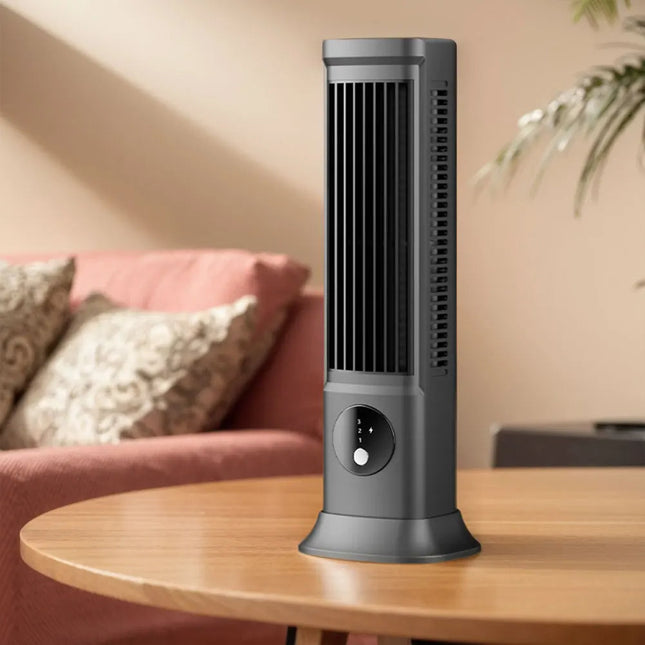 Compact Desk Fan | Portable Rechargeable Fan with 1200mAh Battery | Whisper-Quiet Cooling for Home and Travel 0