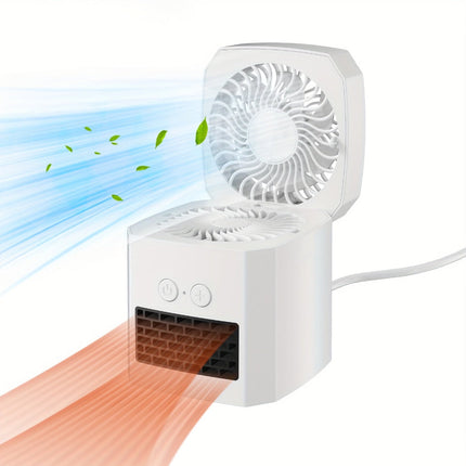 Compact Dual-Function Heater Fan | Energy-Saving Design for Year-Round Comfort 1