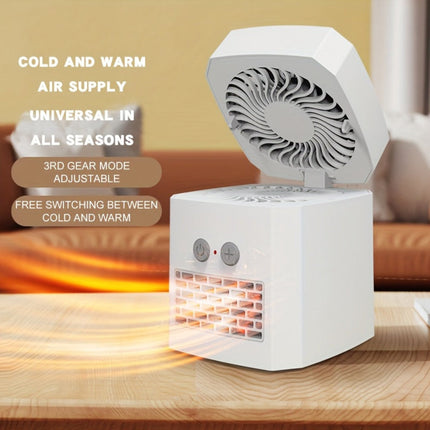 Compact Dual-Function Heater Fan | Energy-Saving Design for Year-Round Comfort 2