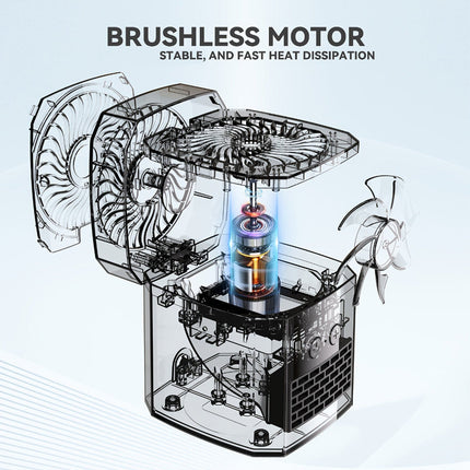 Compact Dual-Function Heater Fan | Energy-Saving Design for Year-Round Comfort 8
