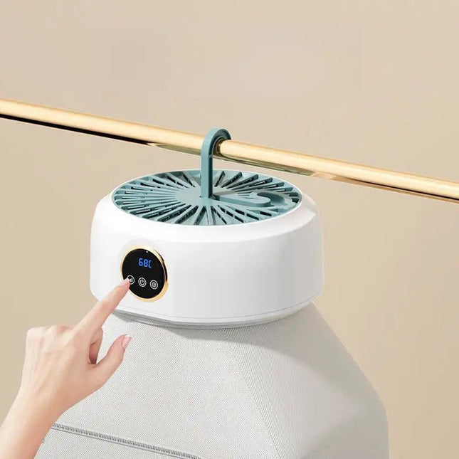 Compact Electric Clothes Dryer with Quick Dry Technology | Foldable Design for Space-Saving Convenience 1