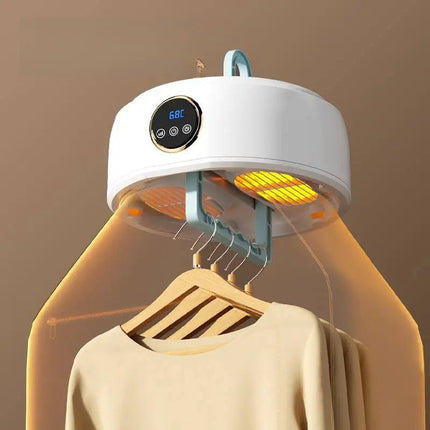 Compact Electric Clothes Dryer with Quick Dry Technology | Foldable Design for Space-Saving Convenience 2