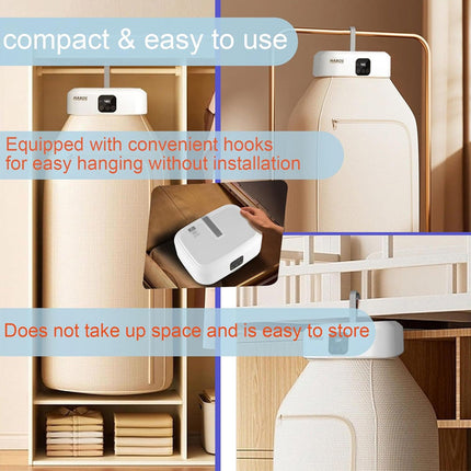 Compact Electric Clothes Dryer with Quick Dry Technology | Portable Solution for Efficient Drying 2