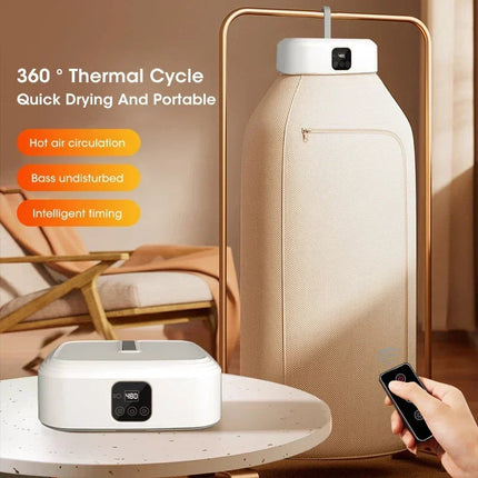 Compact Electric Clothes Dryer with Quick Dry Technology | Portable Solution for Efficient Drying