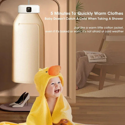 Compact Electric Clothes Dryer with Quick Dry Technology | Portable Solution for Efficient Drying