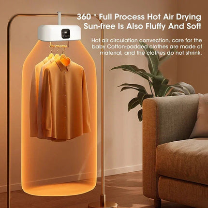 Compact Electric Clothes Dryer with Quick Dry Technology | Portable Solution for Efficient Drying