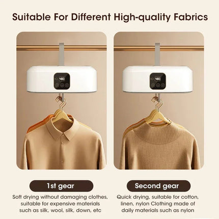 Compact Electric Clothes Dryer with Quick Dry Technology | Portable Solution for Efficient Drying