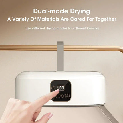 Compact Electric Clothes Dryer with Quick Dry Technology | Portable Solution for Efficient Drying
