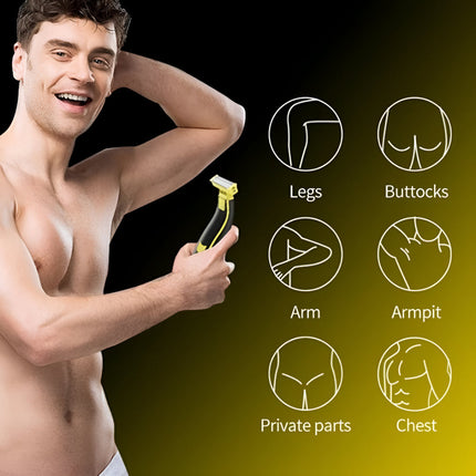 Compact Electric Shaver | Body Hair Trimmer with USB Charging | Versatile Grooming Tool for Home and Travel 3