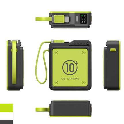 Compact Fast Charging Power Bank with Digital Display & Intelligent Protection 0