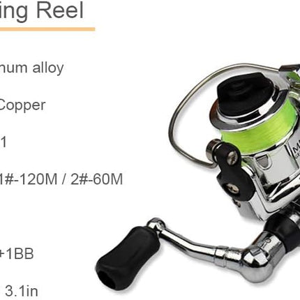 Compact Fishing Rod | Telescopic Fishing Pole with Lightweight Design | Perfect for Easy Transport and Hassle-Free Fishing 2