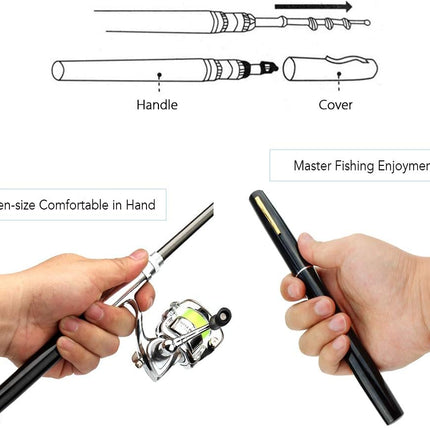 Compact Fishing Rod | Telescopic Fishing Pole with Lightweight Design | Perfect for Easy Transport and Hassle-Free Fishing 3