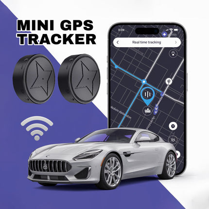 Compact GPS Tracker | Real-Time Vehicle Tracking Device with Magnetic Base | Portable Solution for Easy Monitoring 3