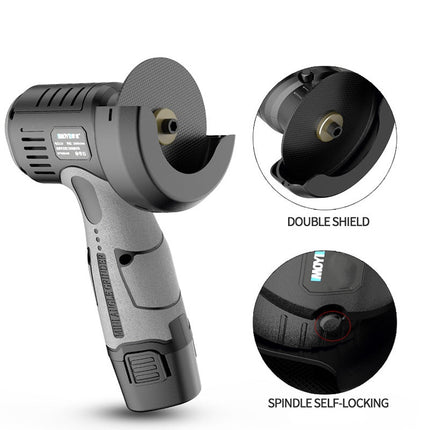 Compact Grinder | 12V Mini Angle Grinder with 400W Motor & Cutting Disc | Cordless Design for Versatile Use 3