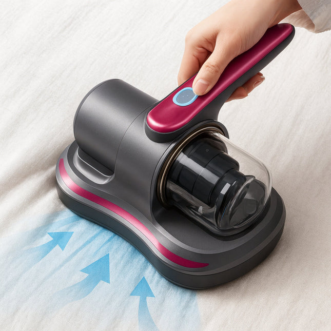 Compact Handheld Vacuum Cleaner for Mattresses with Cordless Design | Lightweight Dust Remover for Quick Cleaning 0