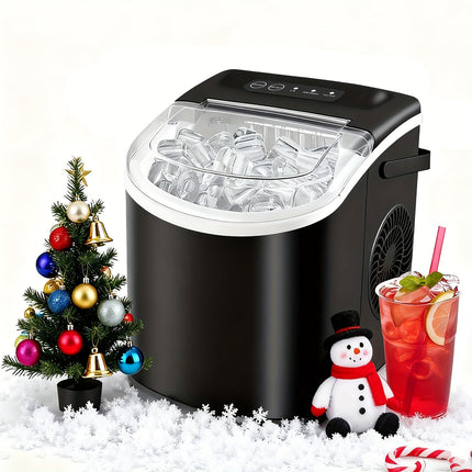 Compact Ice Maker | Portable Countertop Ice Machine with Fast Production | Ideal for Home and Office 4