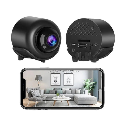 Compact Indoor Security Camera | 1080P HD Video & Night Vision | WiFi Connectivity for Clear Surveillance 1