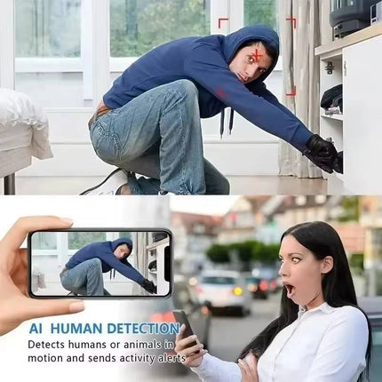 Compact Indoor Security Camera | 1080P HD Video & Night Vision | WiFi Connectivity for Clear Surveillance 8