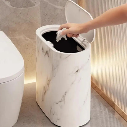 Compact Kitchen Trash Can | Odor-Trapping Lid & Space-Saving Design for Clean Living 3