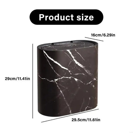 Compact Kitchen Trash Can | Odor-Trapping Lid & Space-Saving Design for Clean Living 8