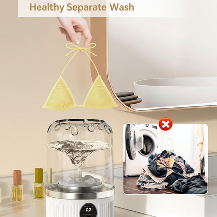 Compact Laundry Cleaner | Portable Washing Machine with USB Power | Ideal for Travel and Small Spaces 2