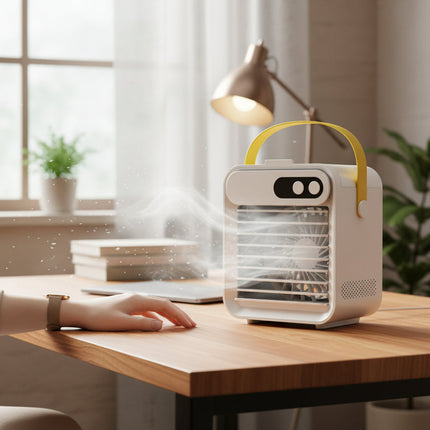 Compact Mini Air Conditioner | Portable Humidifier & Cooling Fan for Personal Comfort 2