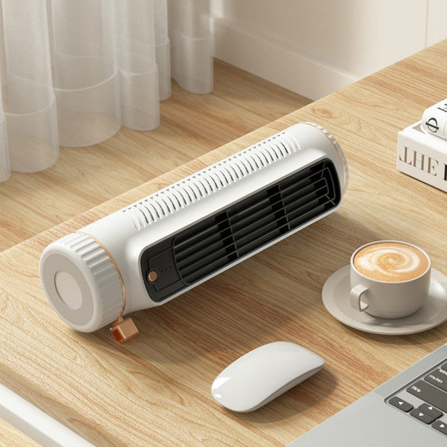Compact Mini Electric Fan | Quiet Operation & 3-Speed Settings | Portable Air Circulator for Personal Cooling 0