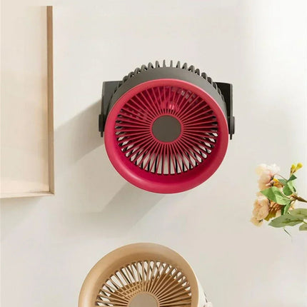 Compact Mini Fan | Small Desk Fan with 3600 mAh Battery & 4 Speed Settings | Perfect for Home or Travel Cooling 2