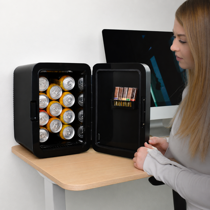 Compact Mini Fridge | Portable Small Refrigerator with Easy Cooling | Perfect Skincare Fridge for Home and Travel 2