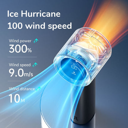 Compact Mini Handheld Fan with Digital Display | Portable Cooling Solution for Summer Comfort 1