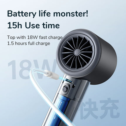 Compact Mini Handheld Fan with Digital Display | Portable Cooling Solution for Summer Comfort 2