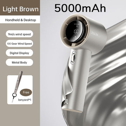 Compact Mini Handheld Fan with Digital Display | Portable Cooling Solution for Summer Comfort 7