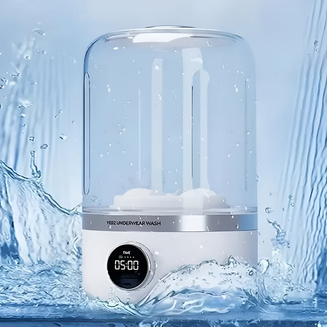 Compact Mini Washing Machine | USB Rechargeable with Dual Cleaning Modes | Portable Solution for Travel and Small Spaces 0