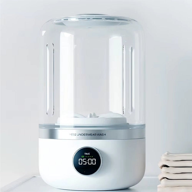 Compact Mini Washing Machine | USB Rechargeable with Dual Cleaning Modes | Portable Solution for Travel and Small Spaces 1