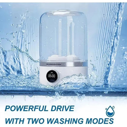 Compact Mini Washing Machine | USB Rechargeable with Dual Cleaning Modes | Portable Solution for Travel and Small Spaces 3