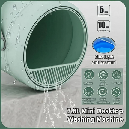 Compact Mini Washing Machine with Quick Wash Cycles | Portable Solution for Delicate Laundry 3