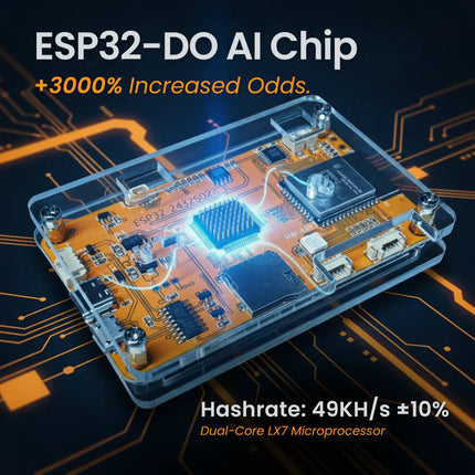 Compact Mining Display | ESP32 Crypto Monitoring Device with 2.8-Inch Display | Real-Time Metrics for Efficient Mining 3