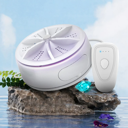Compact Multi-Purpose Mini Washing Machine with Ultrasonic Technology | Portable Cleaner for Efficient Cleaning 2