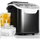 Compact Nugget Ice Maker | Portable Countertop Ice Machine with Self-Cleaning Function | Fast Ice Production for Home and Office 0