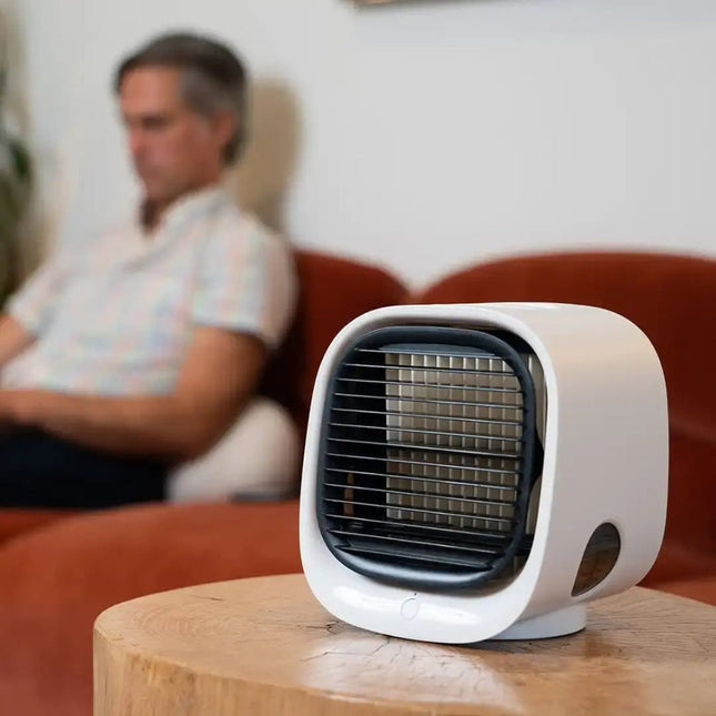 Compact Personal Air Conditioner | Portable Cooling Fan with Adjustable Mist for Refreshing Comfort 0