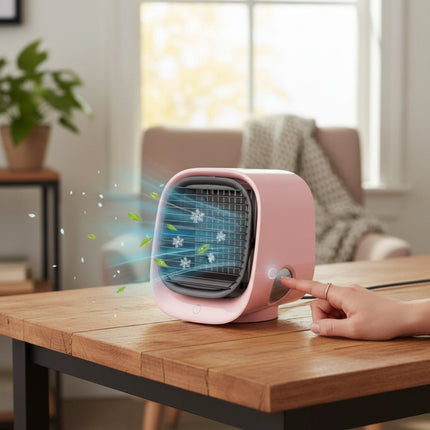Compact Personal Air Conditioner | Portable Cooling Fan with Adjustable Mist for Refreshing Comfort 4