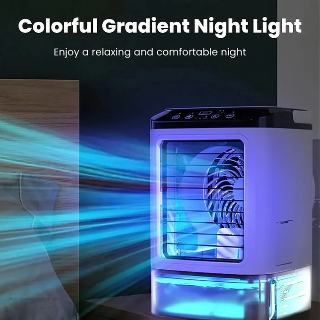 Compact Portable Air Conditioner with 3 Adjustable Fan Speeds | Efficient Cooling for Small Spaces 1
