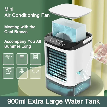 Compact Portable Air Conditioner with 3 Adjustable Fan Speeds | Efficient Cooling for Small Spaces 3