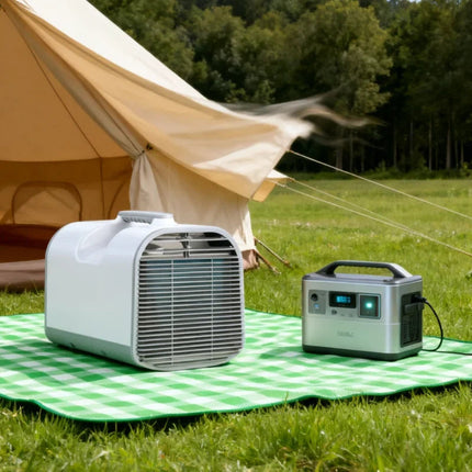 Compact Portable Air Conditioner with Dehumidifier Function | Ideal for Camping and Small Spaces 1