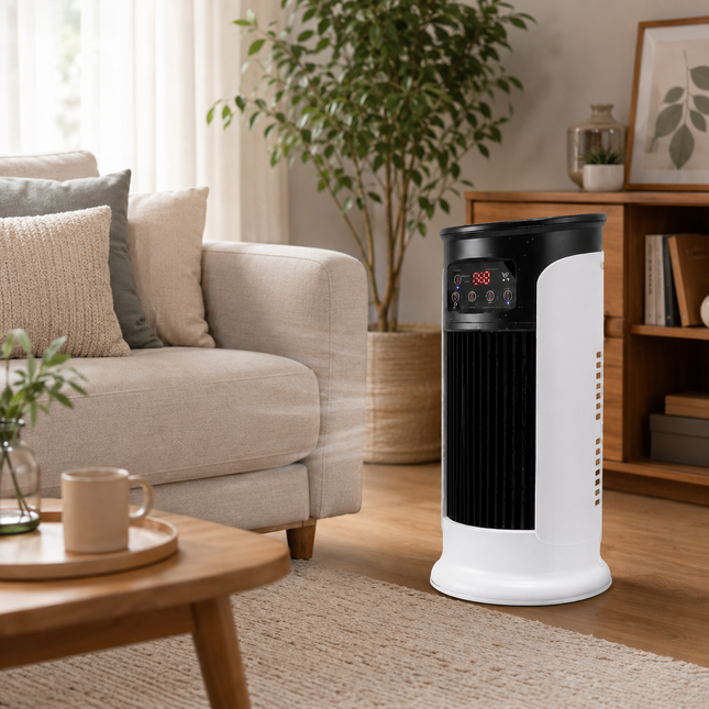 Compact Portable Air Conditioner with Energy Efficiency & Dehumidifier Function for Year-Round Comfort 0