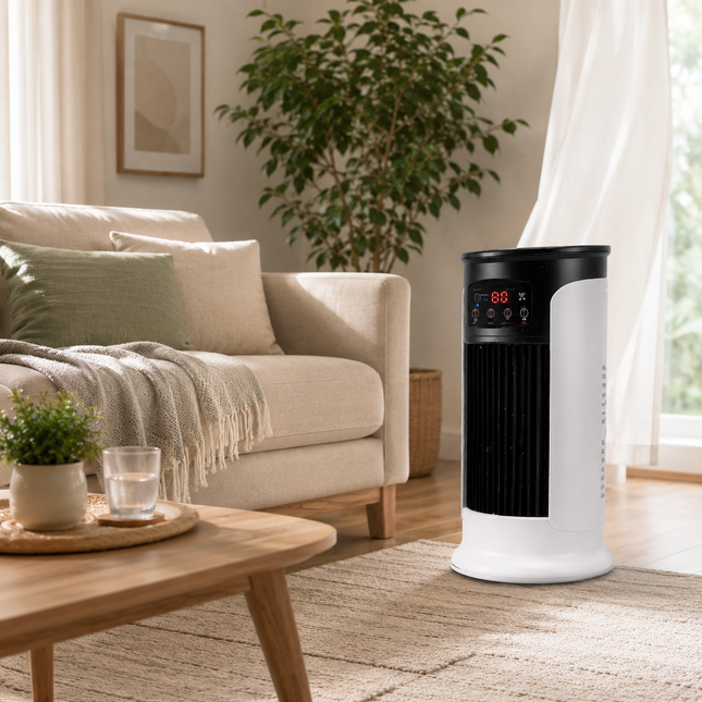 Compact Portable Air Conditioner with Energy Efficiency & Dehumidifier Function for Year-Round Comfort 1