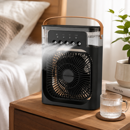 Compact Portable Air Conditioner with Remote Control | Evaporative Cooling for Personal Comfort 1